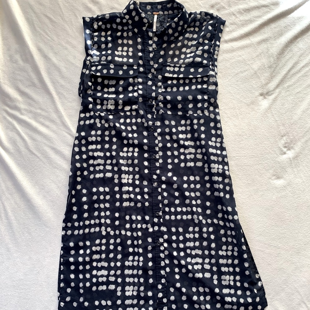 Free People sheer dress / or bikini cover up